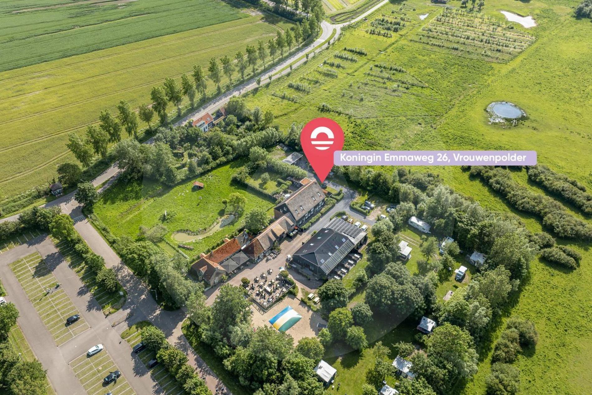 Vakantiewoning - Kon. Emmaweg 26 | Vrouwenpolder 'Uitspanning Oranjezon' Exterior foto